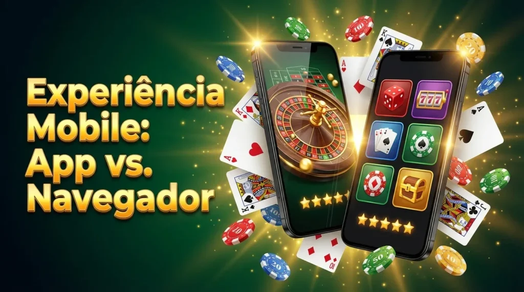 Cassino Mobile App vs. Navegador